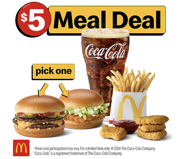 McDonald’s releases a new $5 value meal to combat inflation