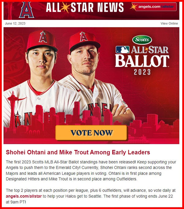  【Keep Ohtani and Trout in the running to go to the Emerald City!】