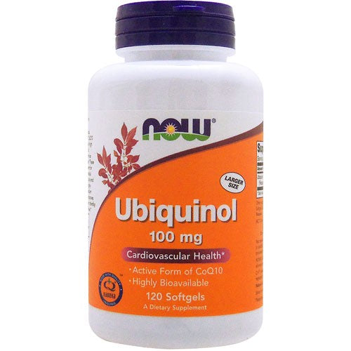NOW（ナウ）ユビキノール 100mg (カネカQH 還元型コエンザイムQ10) ／120ソフトカプセル