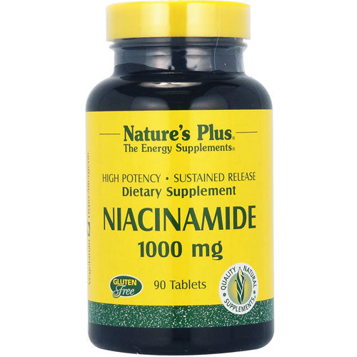 Natures Plus（ネイチャーズプラス）ナイアシンアミド 1000mg （タイムリリース型）／90タブレット