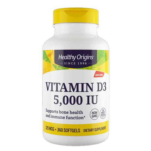Healthy Origins（ヘルシーオリジンズ） お得サイズ   ビタミンD3 5000IU 360粒