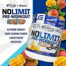 【NEW】【数量限定】ノーリミット NOLIMIT プレワークアウト スーパーパンプ（マンゴースプラッシュ風味）／381g