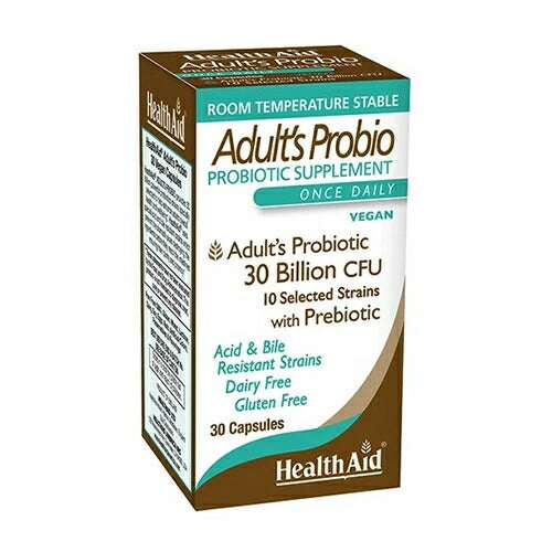 Health Aid（ヘルスエイド）アダルトプロバイオ（成人向け/乳酸菌300億ミックス） 30粒