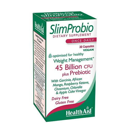 Health Aid（ヘルスエイド）スリムプロバイオ（乳酸菌ダイエット/プレバイオティクス含有） 30粒