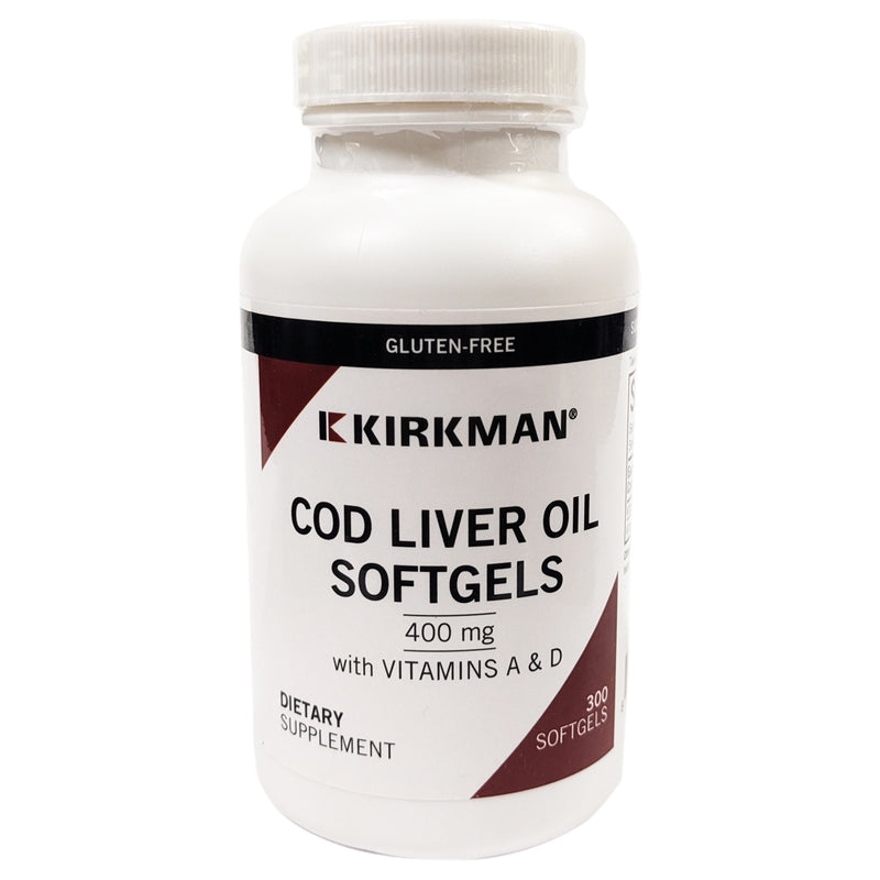 KIRKMAN ビタミンA＆D配合 タラかん油（Cod Liver Oil）／300ソフトジェル