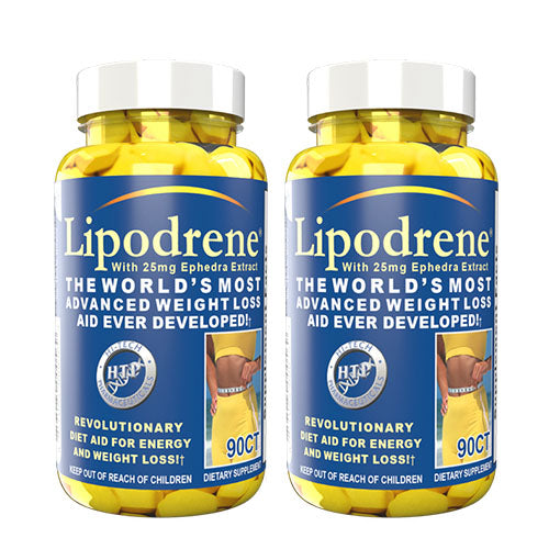 【メーカー正規品】リポドリン（エフェドラエキス25mg含有）【黄色】／ 90 タブレット