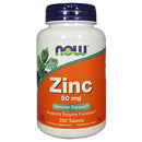 NOW 亜鉛 50mg（ベジタリアン・ヴィーガン仕様）／250タブレット